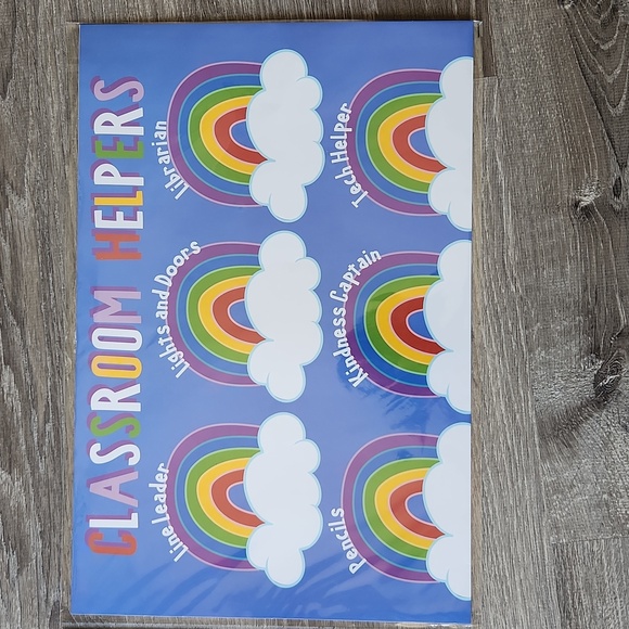 Teacher School Supplies, Wall Clings, Posters and Banner NWT - Picture 2 of 9